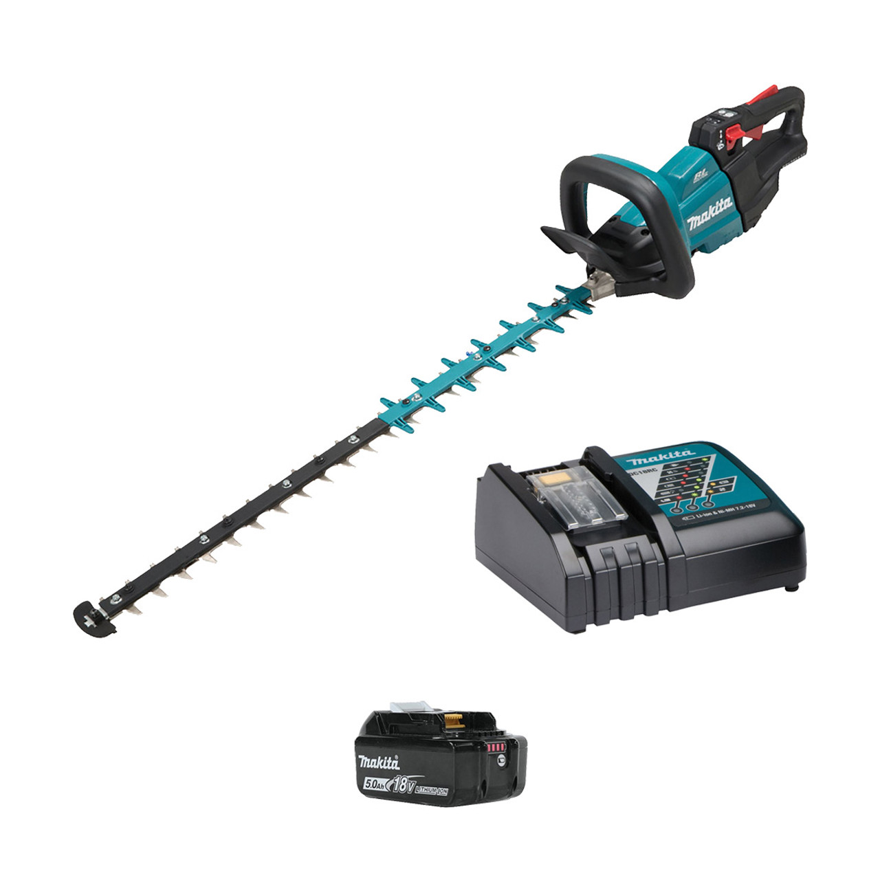 Makita DUH751RT 1 18v Brushless Hedge Trimmer 1x5Ah