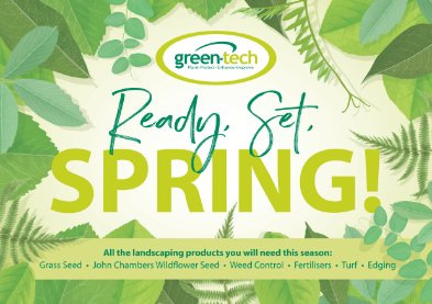 Ready. Set. Spring with Green-tech