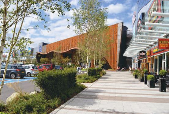 Green-tech supply urban tree planting materials for £15m Glasgow Fort Retail Park                   