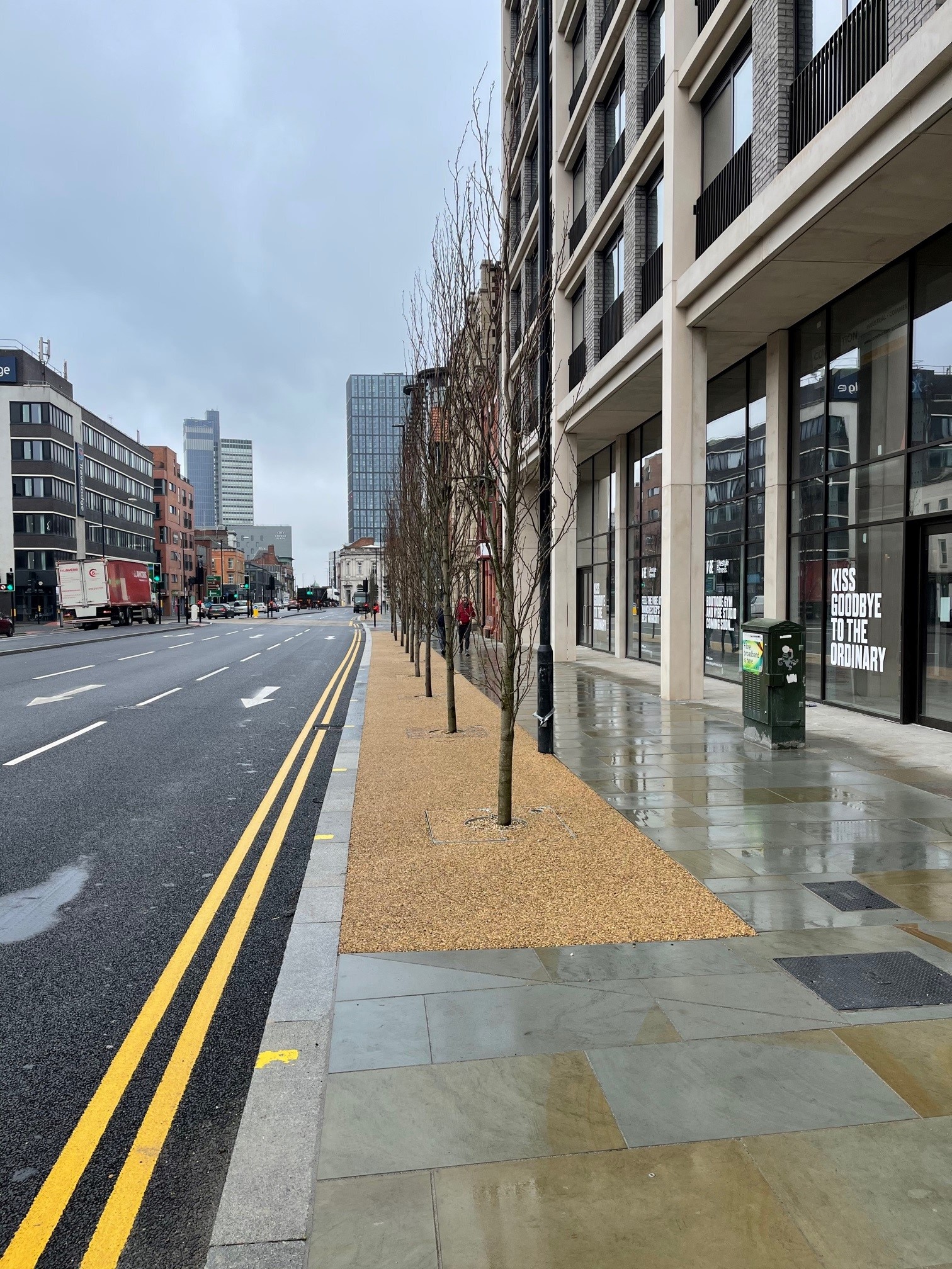 Green-tech use soil conditioning technology for prestigious Manchester ring road planting scheme