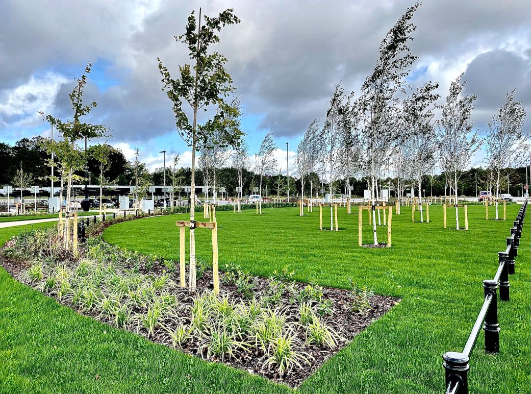 Stunning Solar Powered Park & Ride Goes Green In More Ways Than One