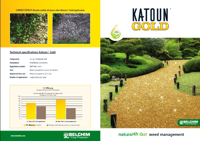 Green-tech’s latest product addition Katoun® Gold – a natural weed management solution