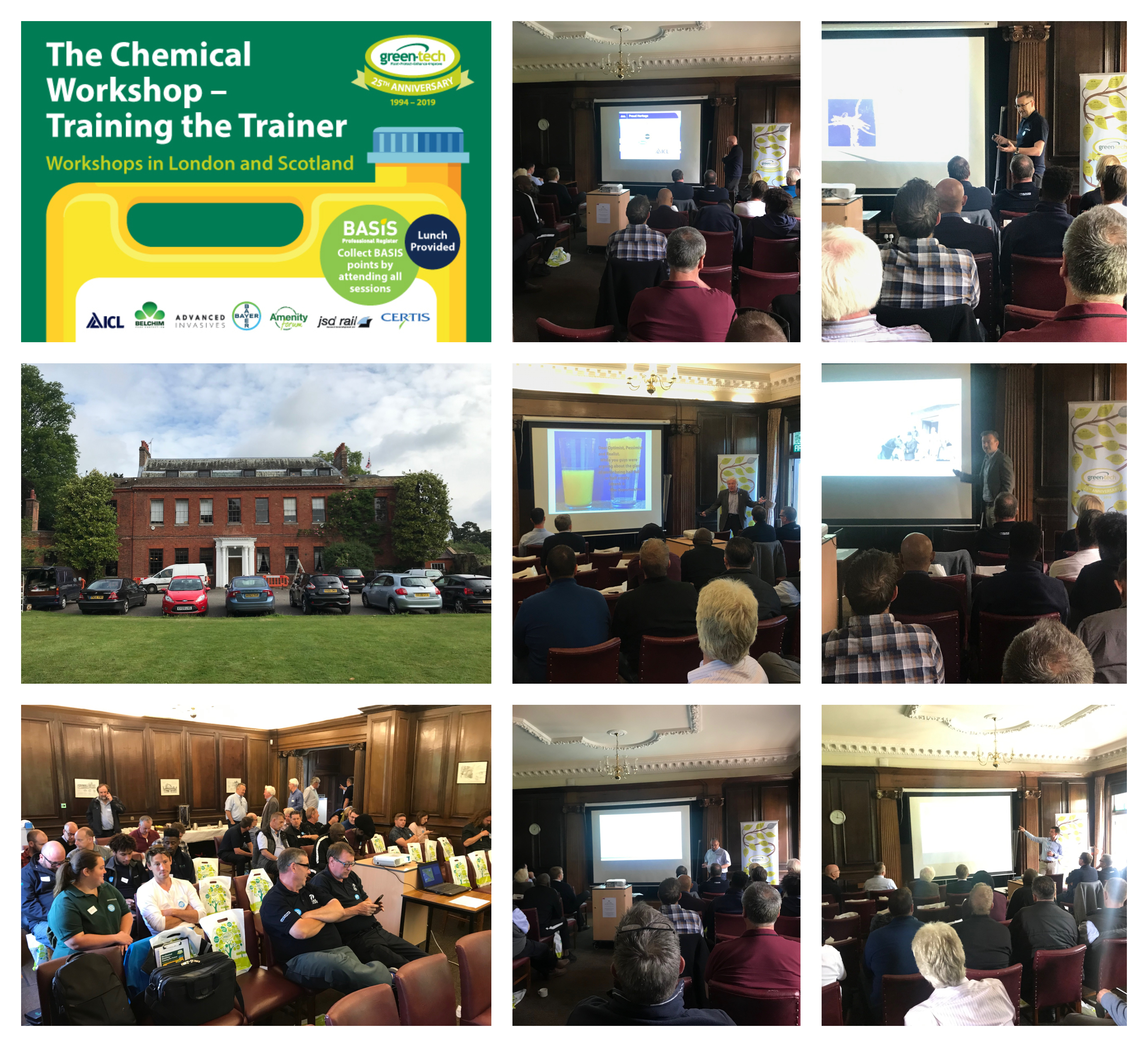 Green-tech’s Successful Training the Trainer Chemical workshop moves on to Scotland