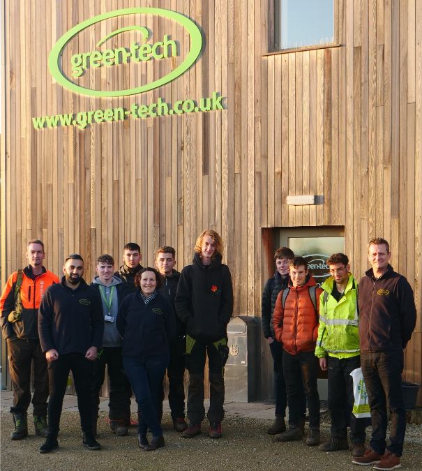 Askham Bryan College Students Join Green-tech for National Tree Planting Week