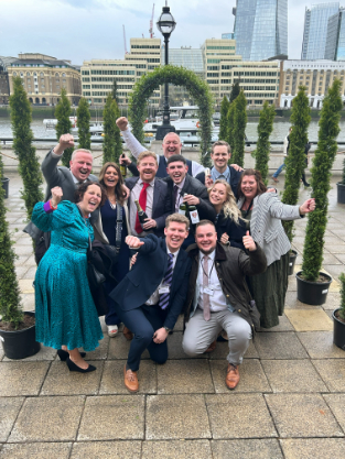 Green-tech celebrates after winning Employer of the Year at ProLandscaper Business Awards 2024