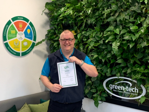 Green-tech celebrates Ten Years of Membership with Green Roof Organisation (GRO)