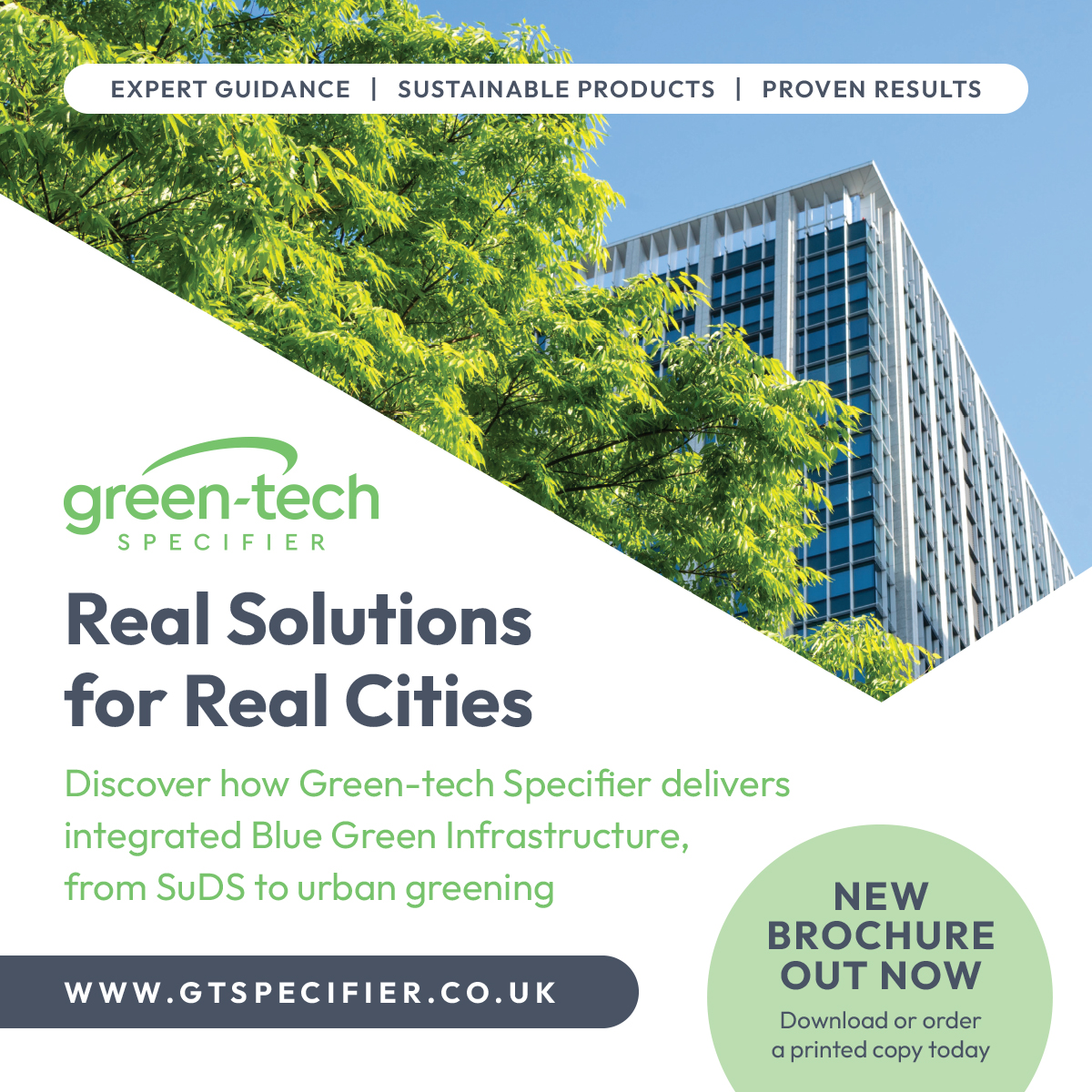 Green-tech launches new Blue Green Infrastructure brochure to support sustainable urban projects