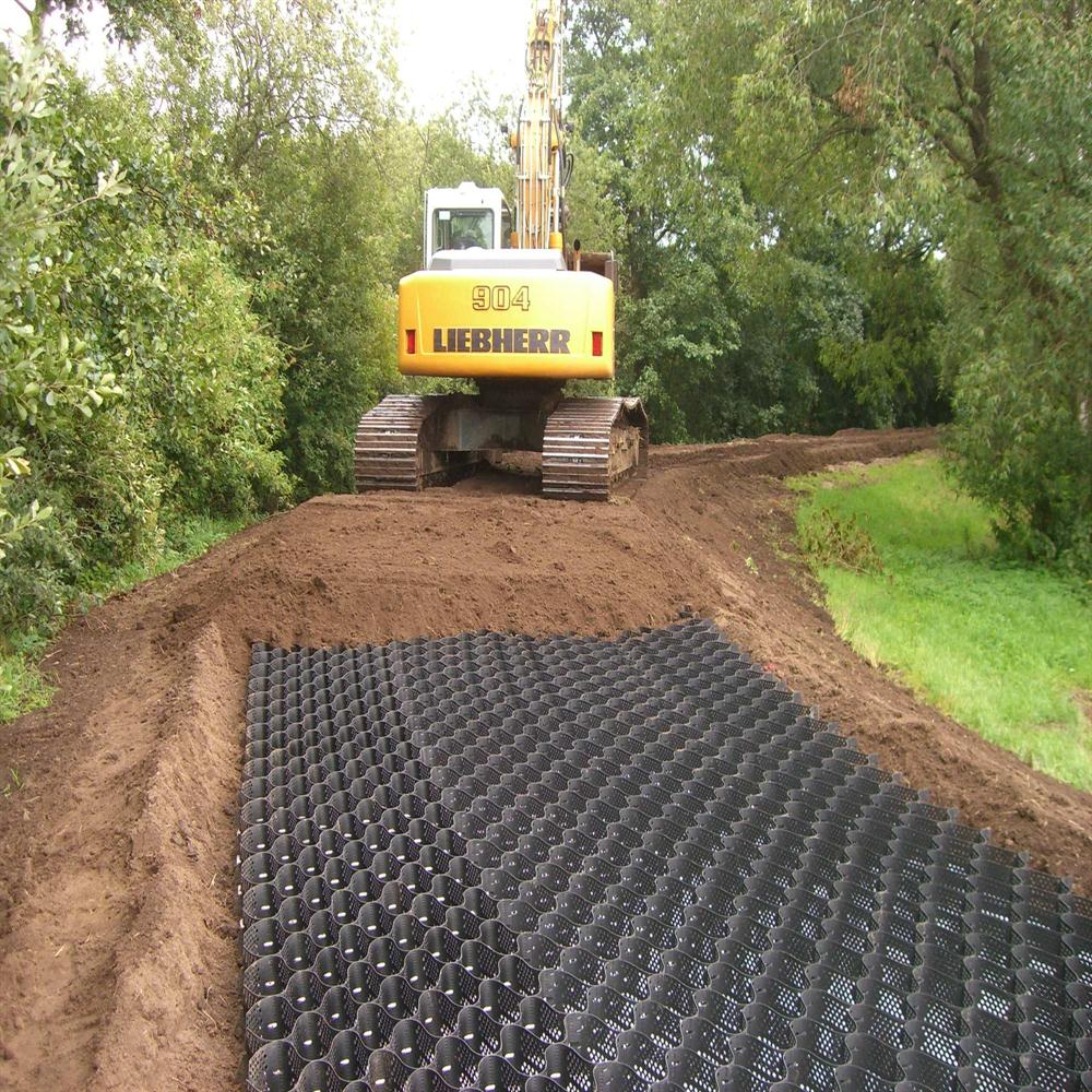 Geoweb tree root protection system root barrier protection green tech