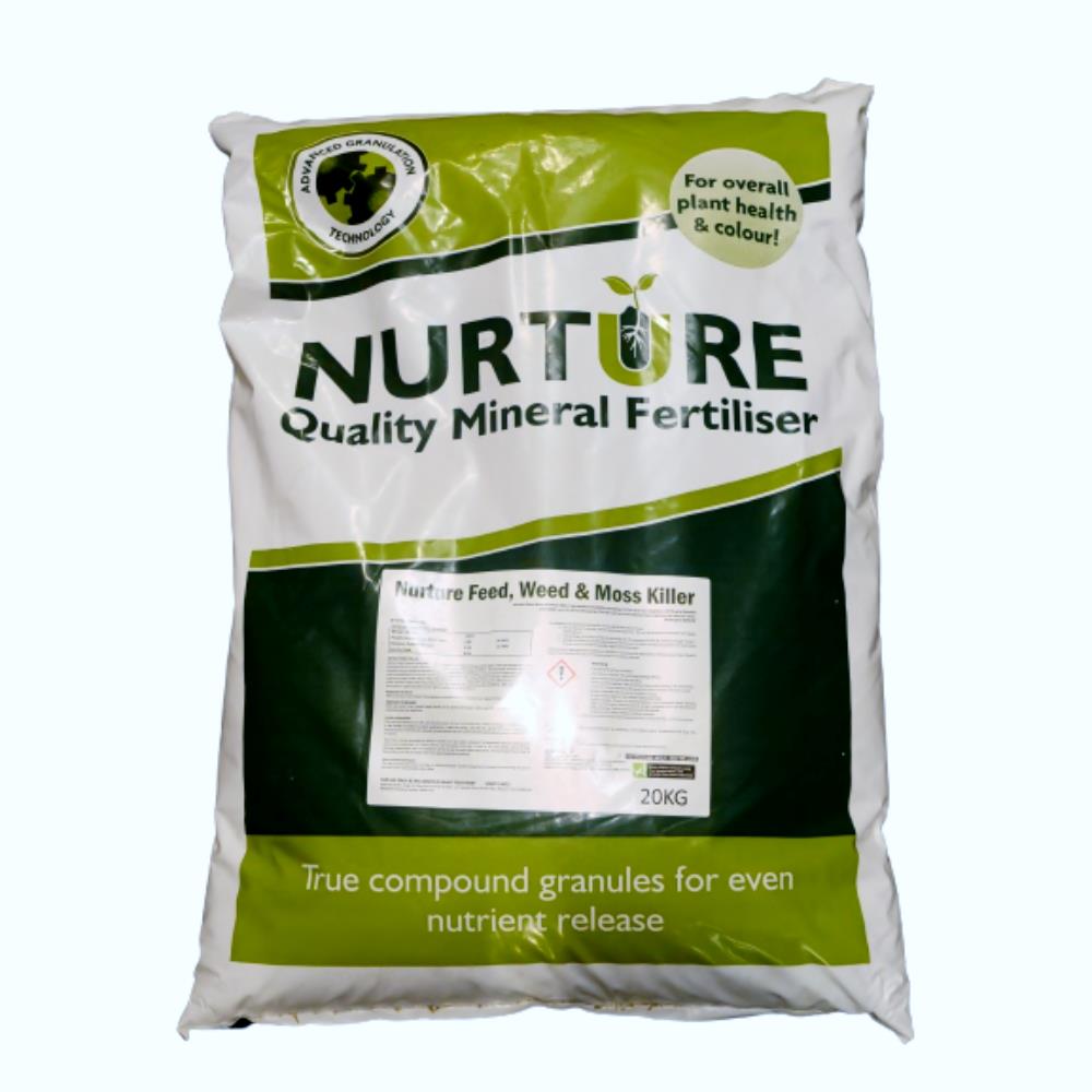 Weed Feed & Moss Killer Fertiliser 1022+8Fe 20kg Lawn Care Greentech