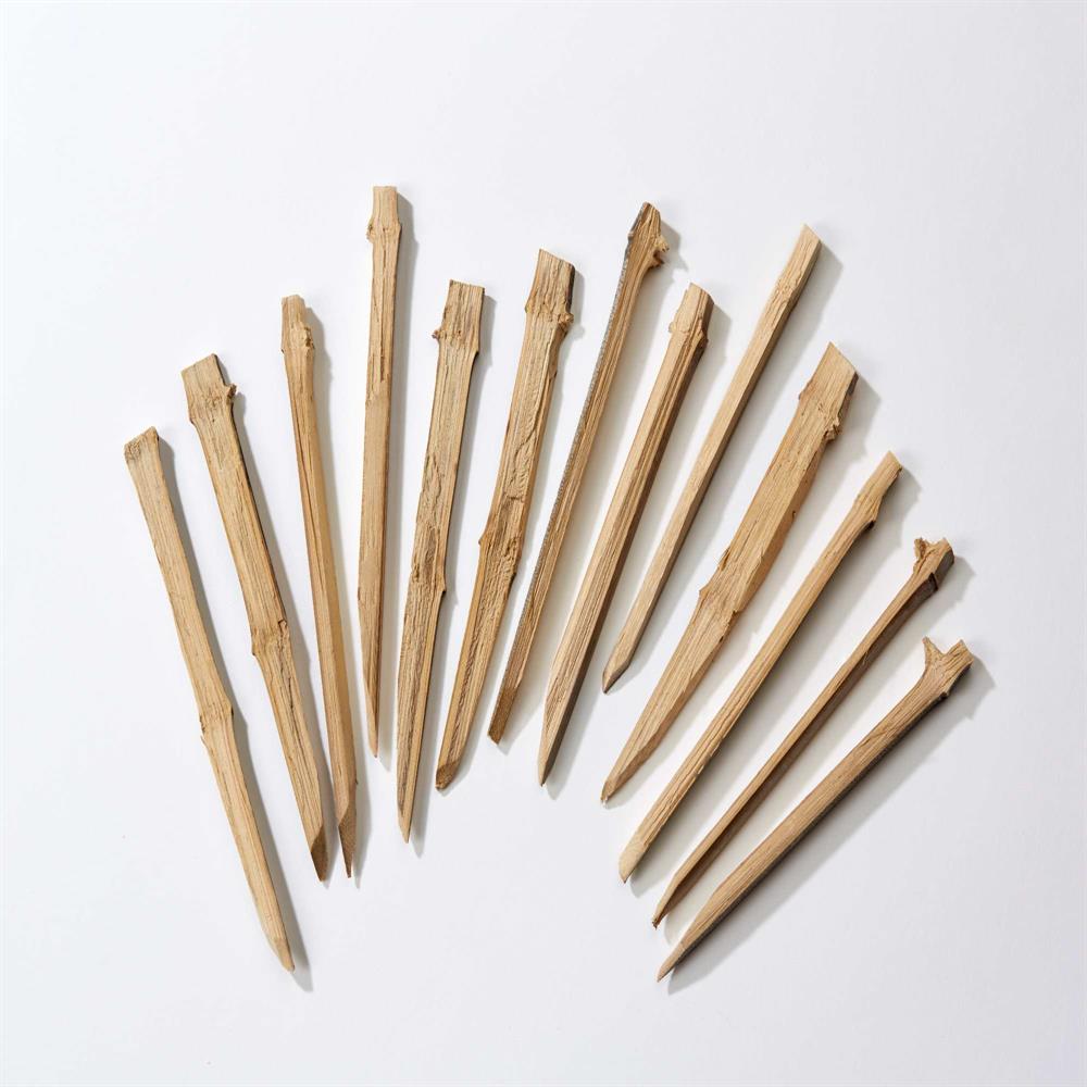 Bamboo Pegs Weed Fabric Pegs & Pins Greentech