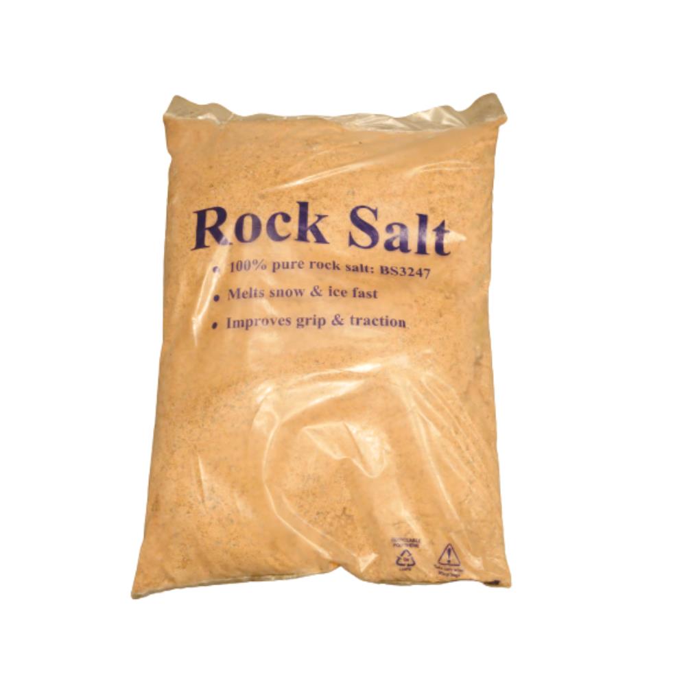 Brown DeIcing Rock Salt Winter Safety Greentech